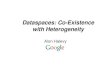 Dataspaces: Co-Existence with Heterogeneityhome.mit.bme.hu/~strausz/KomplexMIalkalmazások/Előadások/5... · • DB trends –what do they mean for KR? From DB’s to integrating