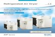 Refrigerated Air Dryer Refrigerated Air Dryer IDF Series New stainless steel heat exchanger helps reduce