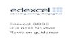 Edexcel GCSE Business Studies Revision g Business Studies Revision guidance . Revision help 1. Paper