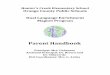 Parent Handbook - Hunters Creek Elementary School · Orange County Public Schools . Dual Language Enrichment . Magnet Program . Parent Handbook . Principal: Mrs. Urdaneta Assistant