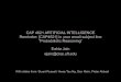 CAP 4621 ARTIFICIAL INTELLIGENCE Reminder: [CAP4621] in … · 2018. 10. 24. · Recap •Probability models are a representation of our uncertain knowledge about the world •Takeaways