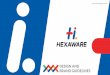 DESIGN AND BRAND GUIDELINES - Hexaware€¦ · This new brand identity honors the company’s rich technology roots and also embodies the essence of Hexaware brand promise, through