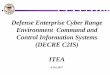Defense Enterprise Cyber Range Environment Command and ......Test SQDN, AOC system provider -- 7 (by design due to REL- FVEY) • TSMO, US Red Team – 4 (need for more systems and