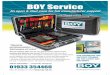 BOY Service - Boy LTD · • Fully stocked service vans • ‘No-quibble’ manufacturer support • Factory trained service engineers with unrivalled knowledge of current and discontinued