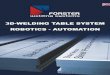 3D-WELDING TABLE SYSTEM ROBOTICS - AUTOMATIONweldnbraze.com/uploads/7/3/3/7/7337943/forster_catalog_5mb.pdf• Production of a flexible welding table system for the steel processing