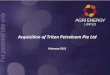 For personal use only - ASXHolds Triton shares for the Panin Group, a diversified Indonesian financial services group of companies. Most high profile subsidiary is the PT ANZ Bank,