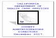 CALIFORNIA COUNTY ALCOHOL AND DRUG ... Alameda County Behavioral Health Care Services 2000 Embarcadero