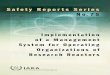 Safety Reports Series - IAEA · 2013. 6. 10. · Safety Reports Series No.75 Implementation of a Management System for Operating Organizations of Research Reactors The requirements