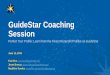 GuideStar Coaching Session Files/2018-06... · 2018. 6. 12. · GuideStar users to continue scrolling through your profile. • Tip #2: Display your top 3-5 programs. For each program,