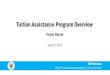 Tuition Assistance Program Overview ... Tuition Assistance Program Overview ¢â‚¬¢ Tuition assistance is
