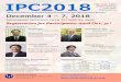 PowerPoint プレゼンテーションIPC2018 December 4 – 7, 2018 International Conference Center Hiroshima, Japan Topics (Oral/Poster Presentation) T-1: Synthetic Polymer Chemistry