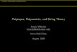 Polytopes, Polynomials, and String Theory uaw/notes/ ¢  Polytopes, Polynomials, and String