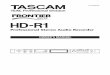TASCAM HD-R1 Owner's Manual - Full Compass Systems · 2019. 9. 10. · TASCAM HD-R1 3 1 Do not expose this apparatus to drips or splashes.Read these instructions. 2 Keep these instructions