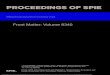 PROCEEDINGS OF SPIE PROCEEDINGS OF SPIE Volume 8340 Proceedings of SPIE, 0277-786X, v. 8340 SPIE is