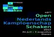Open Nederlands Kampioenschap Schaken · zijn de voorbereidingen voor dit jubileumtoernooi al voorzichtig gestart. Dus dat gaat vast een bijzondere editie worden. Goede ambiance