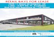 RETAIL BAYS FOR LEASE€¦ · 7070 11 Street SE Calgary, AB . 1,556 - 3,879 SQ. FT. Available End Unit has Exposure to 11th Street. RETAIL BAYS FOR LEASE. BENNETT EDWARDSON For additional