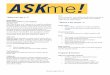 ASKme Guide to Students' Frequently Asked Questions (2014 ...€¦ · RevisedAugust,28,14!! "WheredoI&get&a...?"&& & TCardOffice! Room!2122,!William!G.!Davis!Building! 905,569,4975!