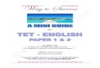 TET English - A mini ... · TET English - A mini Study material Way2s100@gmail.com -1- Way to Success Team jtç àÉ fâvvxáá for BASED ON 1st Std to 12th Std and D.T.Ed, B.Ed Text