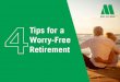 4Retirement · no risk when you put money into a savings account. There is substantial risk when you put your money in the stock market. As many Americans learned, unfortunately,