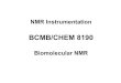 BCMB/CHEM 8190tesla.ccrc.uga.edu/courses/BioNMR2017/lectures/pdfs/NMR_Inst_2017.pdfModern NMR Magnets are Superconducting Solenoids •Advantages: -high field -stability -homogeneity