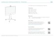 Cisco TelePresence MX300 G2 Wheel Base Installation Sheet€¦ · This installation guide covers MX300 G2 with a wheel base. Dimensions Height: 1606 mm / 63.3 in. Width: 1278 mm