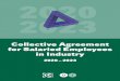 Collective Agreement for Salaried Employees in Industry · This is a translation of The Collective Agreement for Salaried Employees in Industry 2020-2023 (Industriens Funktionær-overenskomst