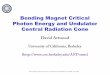 Bending Magnet Critical Photon Energy and Undulator ...attwood/srms/2007/Lec09.pdf · Bending Magnet Radiation (continued) From Heisenberg’s Uncertainty Principle for rms pulse