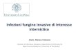 Infezioni fungine invasive di interesse internistico...2018/10/12  · Infezioni fungine invasive di interesse internistico Dott. Marco Falcone Division of Infectious Diseases, Department