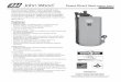 Power Direct Vent (ENERGY STAR®) RESIDENTIAL · 2020. 4. 25. · The John Wood® ENERGY STAR® qualified Power Direct Vent water heater is designed with a sealed combustion chamber,