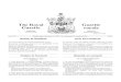 The Royal Gazette/Gazette Royale (15/10/14)The Royal Gazette is officially published on-line. Except for formatting, documents are published in The Royal Gazette as submitted. Material