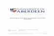 University of Aberdeen Sustainable Travel Plan 2018-2022 · • The installation of publically accessible electric vehicle charging points. • Special events to support and encourage