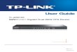 TL-ER6120 Gigabit Dual-WAN VPN Router · PDF file 2016. 8. 10. · Supports IPsec VPN and provides up to 100 IPsec VPN tunnels Supports IPSec VPN in LAN-to-LAN or Client-to-LAN Provides