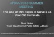 The Use of Mini-Tapes to Solve a 16 Year Old Homicideafdaa.org/2013/wp-content/uploads/2013/01/Mini-Tapes-Presentatio… · Mini-Tape studies results Mini-Tape vs. Wet Swab Quantitation