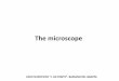 The microscope - progettofsw.files.wordpress.com · •Microscope: •An instrument used in scientific study for making very small things look larger so that you can examine them