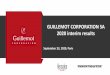 GUILLEMOT CORPORATION SA 2020 interim results€¦ · 9/23/2020  · Business affected by unprecedented market conditions, with the COVID-19 pandemic causing many stores to be closed