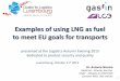 Examples of using LNG as fuel to meet EU goals for transports · Examples of using LNG as fuel to meet EU goals for transports presented at the Logistics Autumn Evening 2015 dedicated