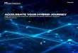 ACCELERATE YOUR HYBRID JOURNEY · VMware Cloud Foundation delivers a natively integrated software-defined data center stack that includes the core infrastructure virtualization, vSphere,