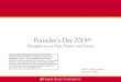 Founder’s Day 2015 - Ferris State University...Founder’s Day 2015 Thoughts on our Past, Present and Future David L. Eisler, president September 3, 2015. Thank you for taking time