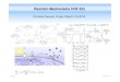 Reaction Mechanisms CHE 323 - UZHd1378120-1837-4493-a800-2c9b3436... · 2018. 4. 4. · Inorganic Reaction Mechanisms, Addison Wesley Longman, Essex UK, 2000 • Robert B. Jordan