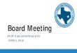Board Meeting Agenda 060518 [Autosaved] - POSGCD.ORG · 1. Texas Alliance of Groundwater Districts Meeting of May 21 -22, 2018 2. Milam and Burleson Counties Groundwater Summit of