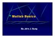 Matlab Basics - Northeastern University · Matlab Basics By John J. Sung. Outline for, while, if statements M-files, Scripts and Functions Text Processing Diary Plotting data. For