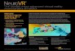 The world’s most advanced virtual reality neurosurgery simulator · 2017. 1. 31. · The world’s most advanced virtual reality neurosurgery simulator Features • Extensive range