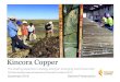 Kincora Copper - Proactiveinvestors NA...Nov 17, 2016  · resume exploration in belt (near Kincora/IBEX) § IBEX Shavagtai license application ... § Former CFO of Shanta Gold and