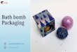Bath bomb packaging attract customer intention