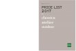 Prices PRICE LIST 2017 · PRICE LIST 2017 Prices valid from April 2017 Listone Giordano is a Margaritelli Group trademark Margaritelli S.p.A. I - 06089 Miralduolo di Torgiano (Pg)