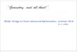 mathflowchart BEAM 16.cjashley/mathflowchartBEAM16.pdf · Challenge: Acrostic Poem BEAMing Mathematics??? Do you agree or disagree: mathematics is language? mathematics is science?