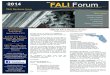 ISSUE · 2018. 4. 4. · 2 Call for Articles We are seeking articles for our next issue of the FALI Forum – from Private Investigators and support staff with experience in the following