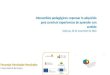 Intecambios pedagógicos: repensar lo adquirido para construir ...diylab.eu/docs/PDF5_Valencia_2016_FHH.pdf · universidad, expandiendo la creatividad, la colaboración, la autorregulación
