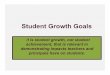 Student Growth Goalsschools.shorelineschools.org/swstaff/files/2013/10/...Oct 21, 2013  · Student Growth Goal A student growth goal describes what students will know/be able to do