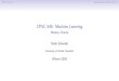 CPSC 540: Machine Learning schmidtm/Courses/540-W20/L11.pdf¢  Markov Chains [In]Homogeneous Markov Chains